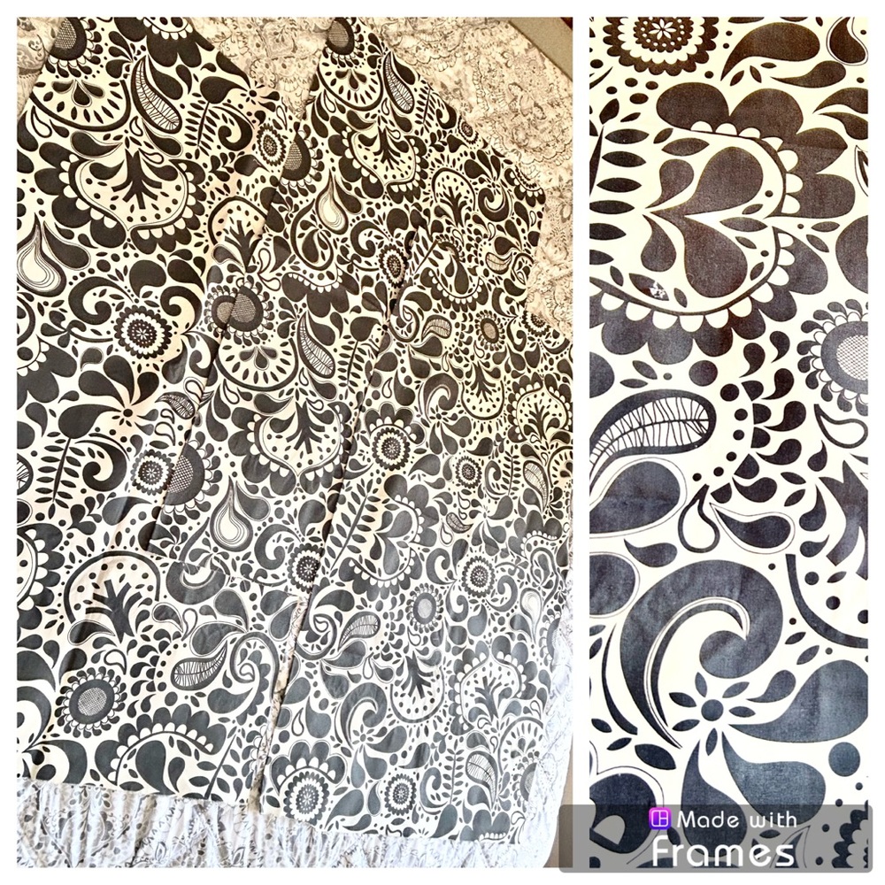IKEA of Sweden Eva Lundgren Canvas Fabric 3 pieces grey & white
